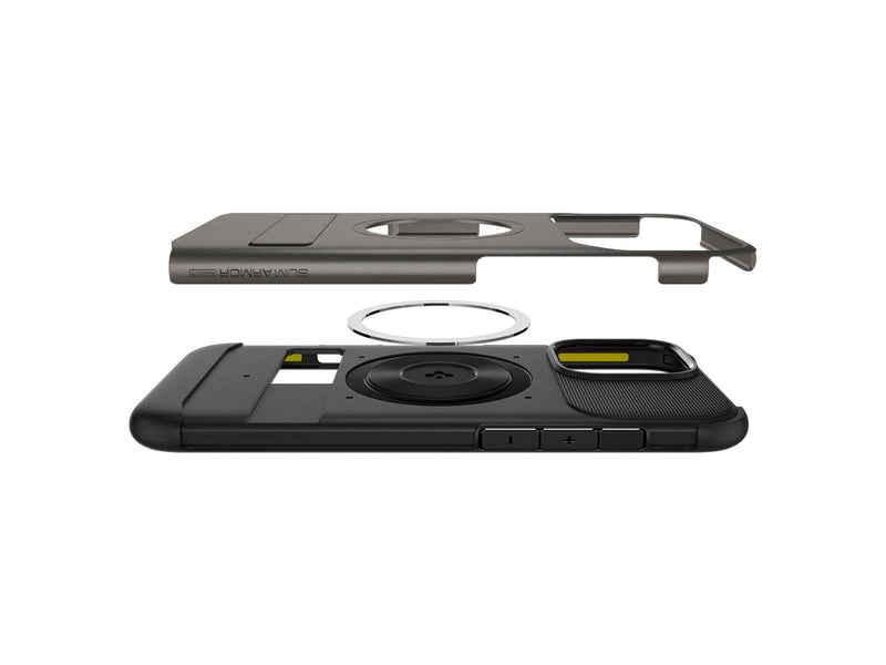 Spigen Slim Armor MagSafe - Gunmetal - iPhone 16 Pro