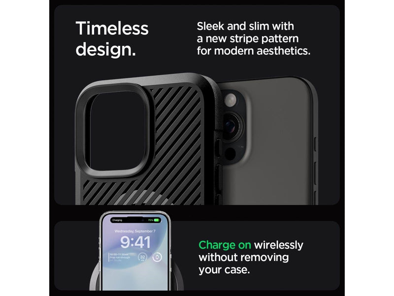 Spigen Core Armor MagSafe - Matte Black - iPhone 16 Pro