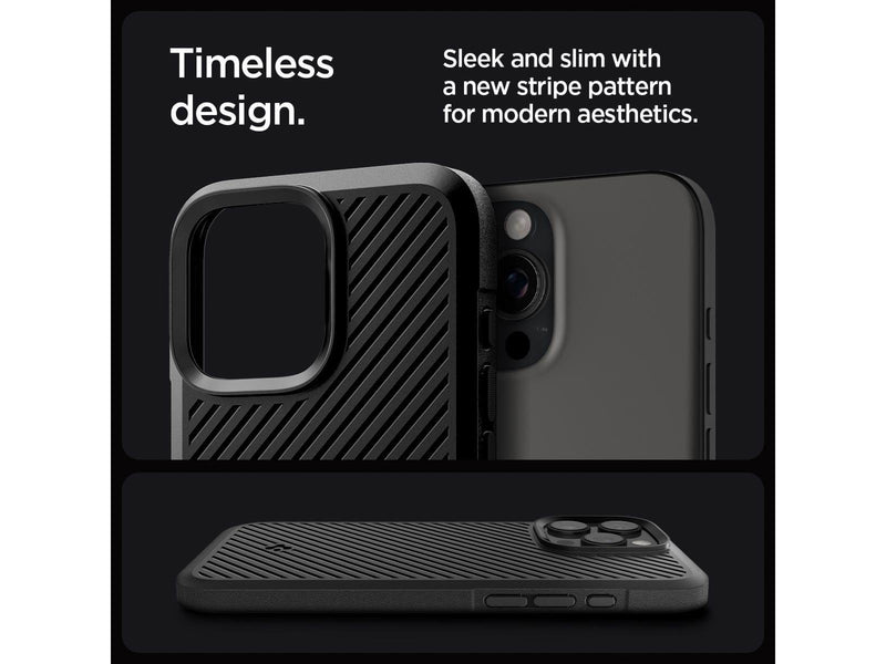 Spigen Core Armor - Matte Black - iPhone 16 Pro
