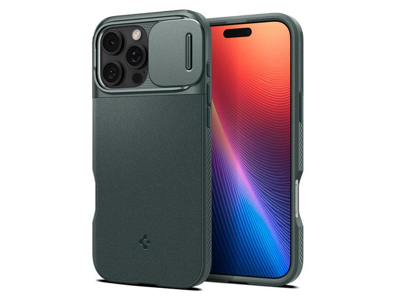 Spigen Optik Armor MagSafe - Abyss Green - iPhone 16 Pro