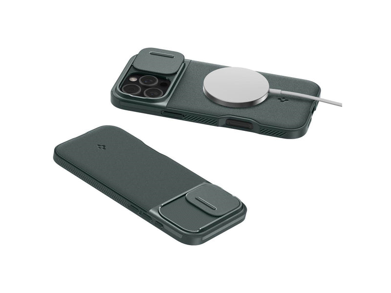 Spigen Optik Armor MagSafe - Abyss Green - iPhone 16 Pro