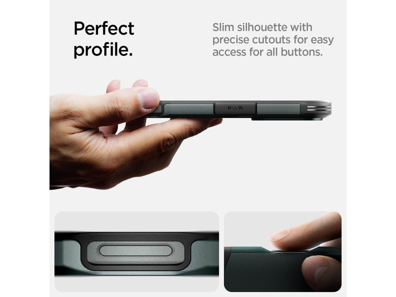 Spigen Tough Armor MagSafe - Abyss Green - iPhone 16 Pro