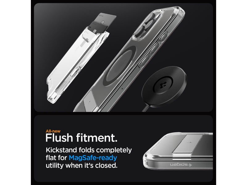 Spigen Ultra Hybrid S MagSafe - Graphite - iPhone 16 Pro