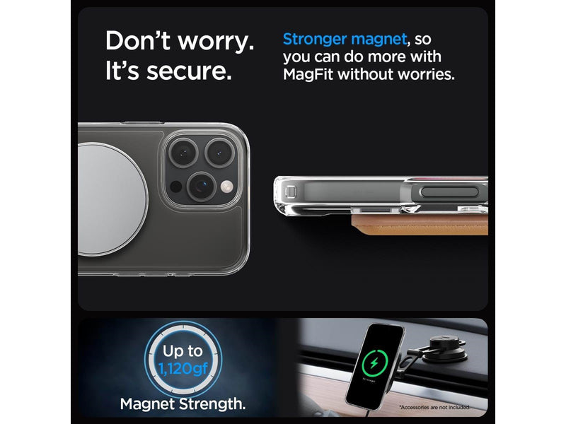 Spigen Ultra Hybrid S MagSafe - Graphite - iPhone 16 Pro