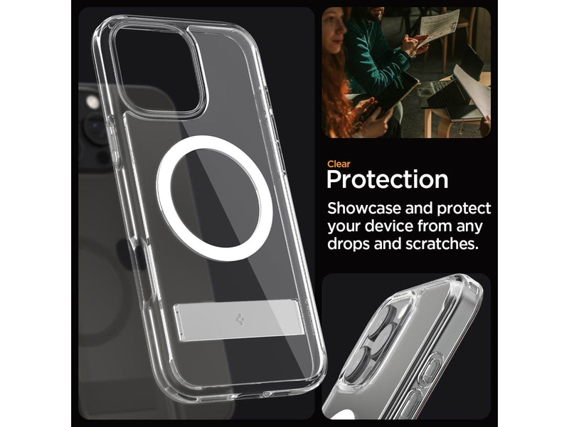 Spigen Ultra Hybrid S MagSafe - Crystal Clear - iPhone 16 Pro