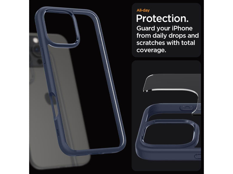 Spigen Ultra Hybrid - Navy Blue - iPhone 16 Pro