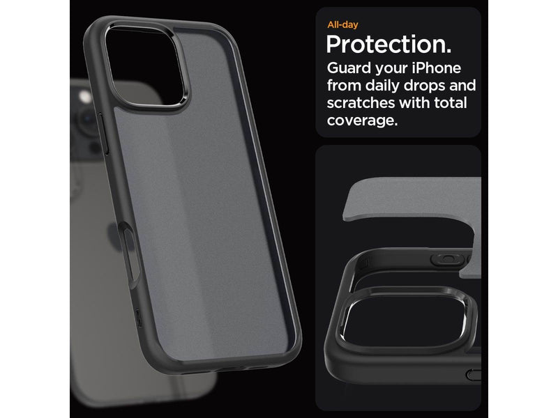 Spigen Ultra Hybrid - Frost Black - iPhone 16 Pro