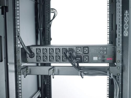 APC AP7822B Metered, 2 HE, 32 A, 230 V, (12) C13 & (4) C19 Rack-Stromverteiler