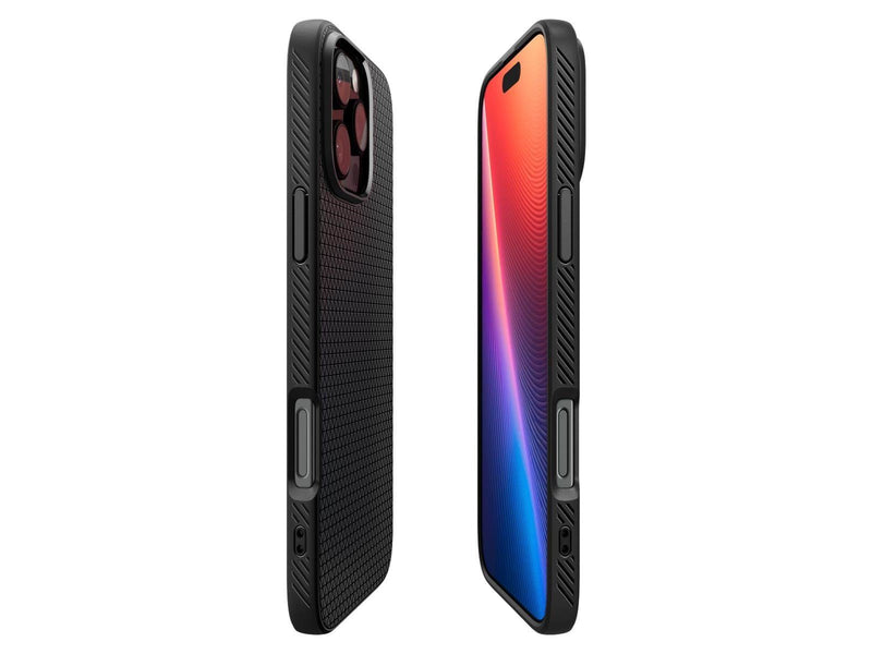 Spigen Liquid Air - Matte Black - iPhone 16 Pro