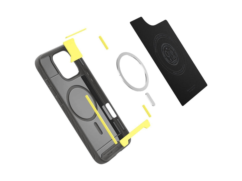 Spigen Rugged Armor MagSafe - Grey - iPhone 16 Pro