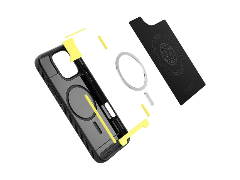 Spigen Rugged Armor MagSafe - Matte Black - iPhone 16 Pro
