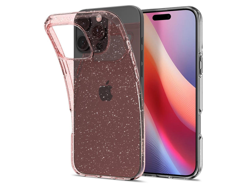 Spigen Liquid Crystal Glitter - Rose Quartz - iPhone 16 Pro