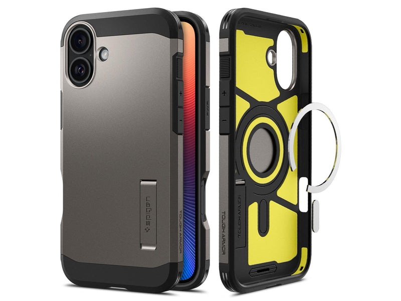 Spigen Tough Armor MagSafe - Gunmetal - iPhone 16 Plus