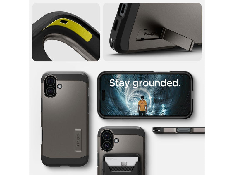 Spigen Tough Armor MagSafe - Gunmetal - iPhone 16 Plus