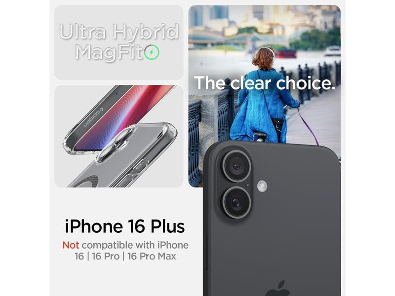 Spigen Ultra Hybrid MagSafe - Carbon Fiber - iPhone 16 Plus