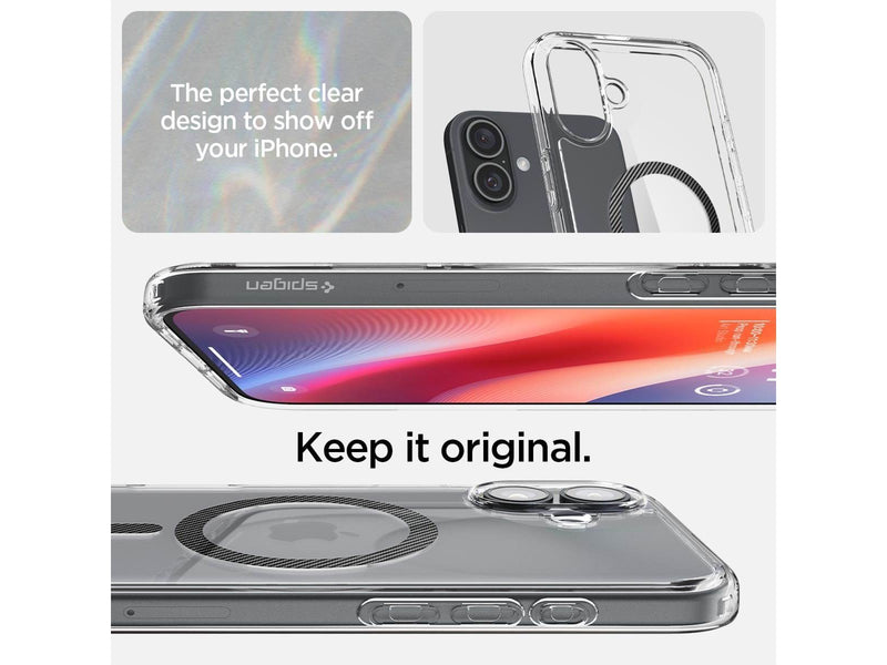 Spigen Ultra Hybrid MagSafe - Carbon Fiber - iPhone 16 Plus