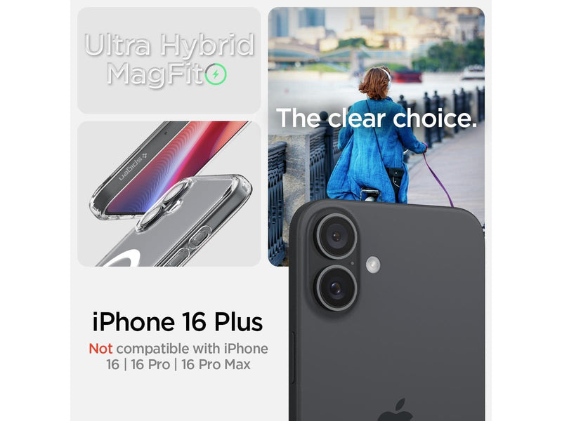 Spigen Ultra Hybrid MagSafe - White - iPhone 16 Plus