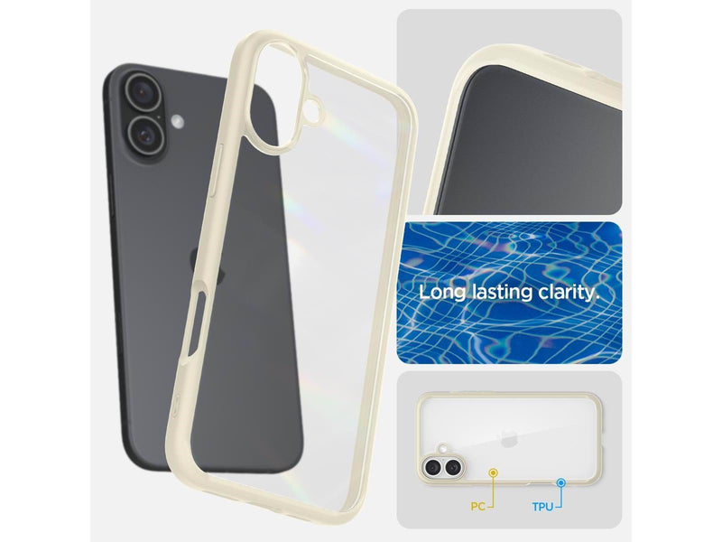 Spigen Ultra Hybrid - Mute Beige - iPhone 16 Plus