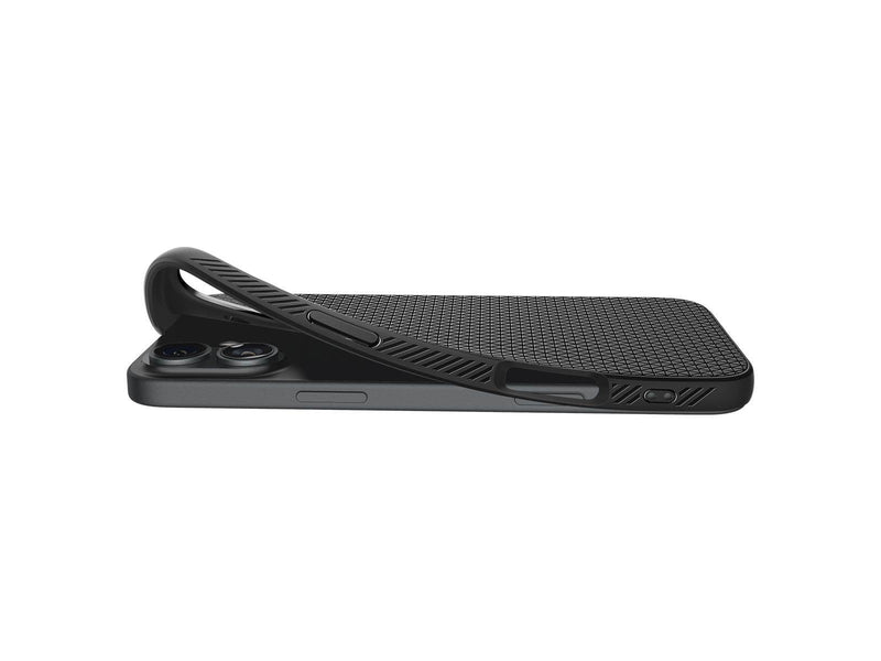 Spigen Liquid Air - Matte Black - iPhone 16 Plus