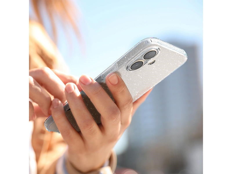 Spigen Liquid Crystal Glitter - Crystal Quartz - iPhone 16 Plus