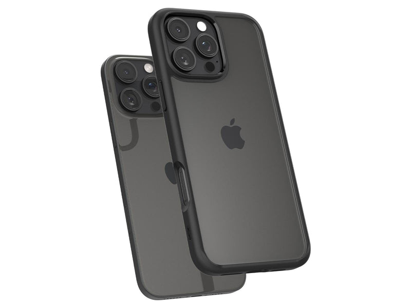 Spigen Crystal Hybrid - Matte Black - iPhone 16 Pro Max