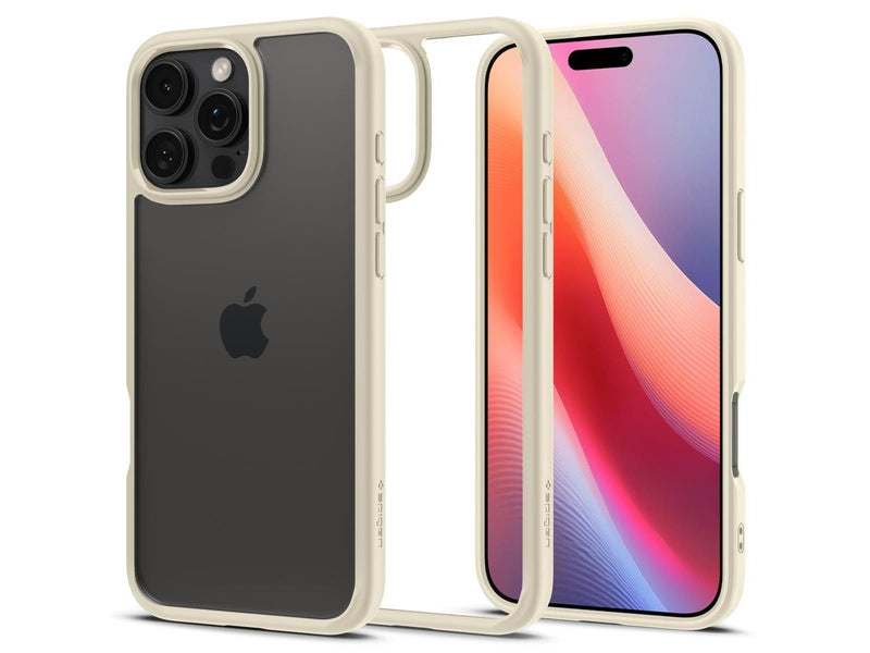 Spigen Crystal Hybrid - Mute Beige - iPhone 16 Pro Max