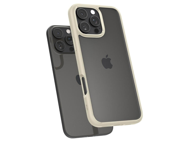 Spigen Crystal Hybrid - Mute Beige - iPhone 16 Pro Max