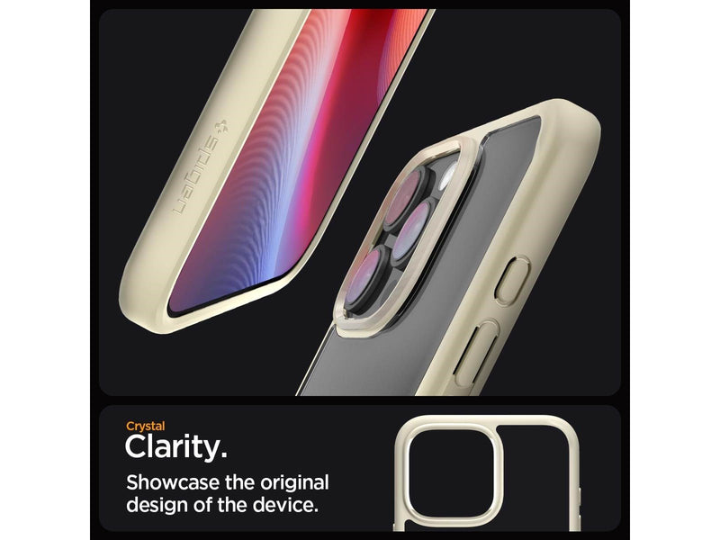 Spigen Crystal Hybrid - Mute Beige - iPhone 16 Pro Max