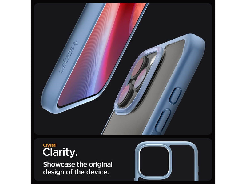 Spigen Crystal Hybrid - Sierra Blue - iPhone 16 Pro Max