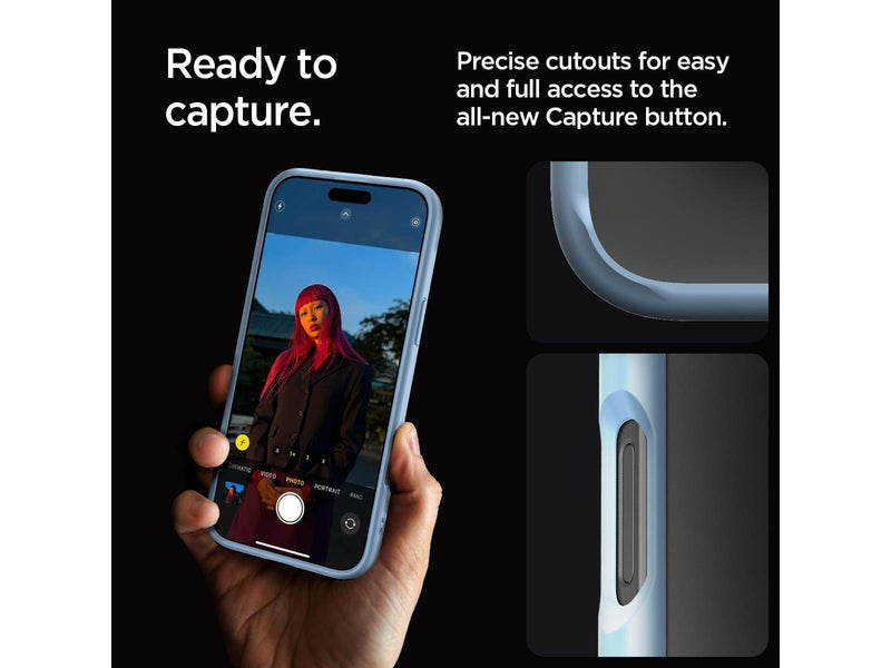 Spigen Crystal Hybrid - Sierra Blue - iPhone 16 Pro Max