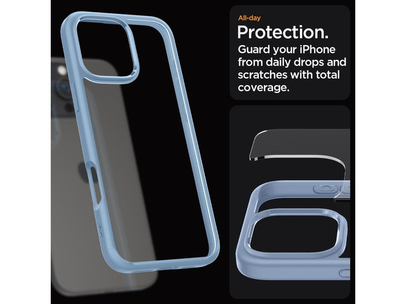 Spigen Crystal Hybrid - Sierra Blue - iPhone 16 Pro Max