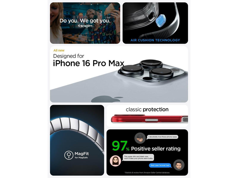 Spigen Classic C1 MagSafe - Ruby - iPhone 16 Pro Max