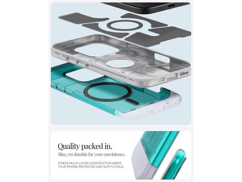 Spigen Classic C1 MagSafe - Bondi Blue - iPhone 16 Pro Max