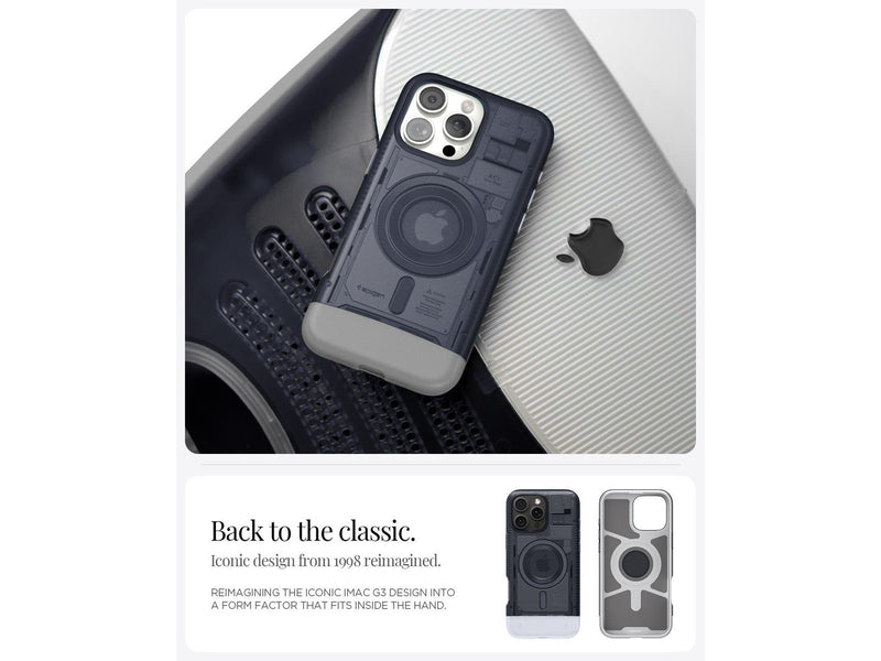 Spigen Classic C1 MagSafe - Graphite - iPhone 16 Pro Max