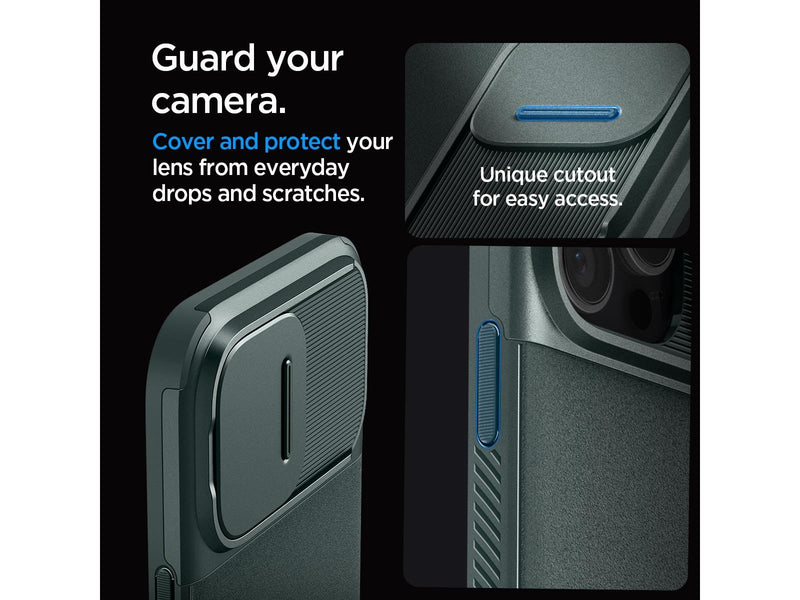 Spigen Optik Armor MagSafe - Abyss Green - iPhone 16 Pro Max
