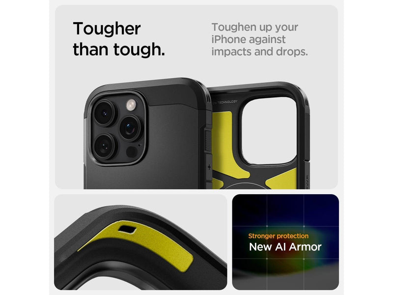 Spigen Tough Armor MagSafe - Black - iPhone 16 Pro Max