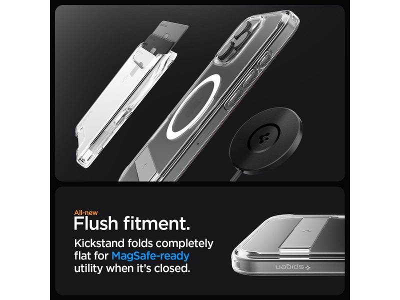 Spigen Ultra Hybrid S MagSafe - Crystal Clear - iPhone 16 Pro Max
