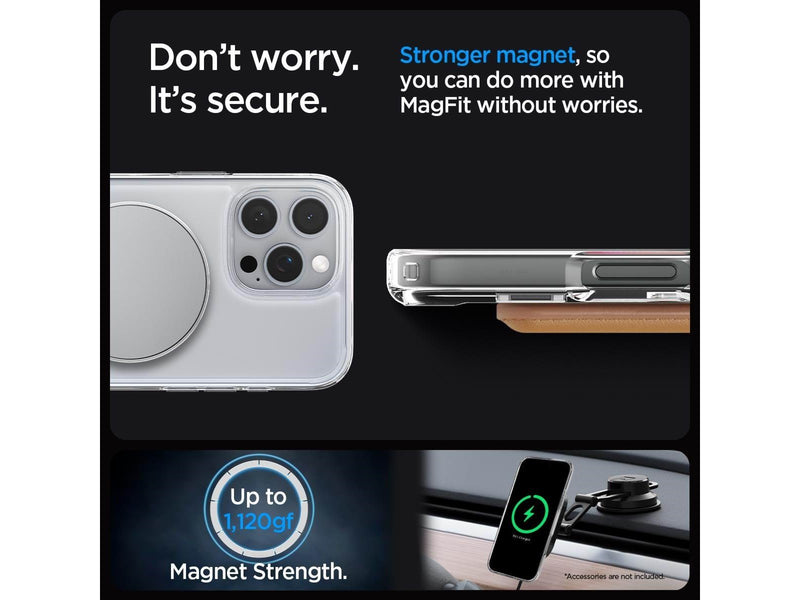 Spigen Ultra Hybrid S MagSafe - Crystal Clear - iPhone 16 Pro Max
