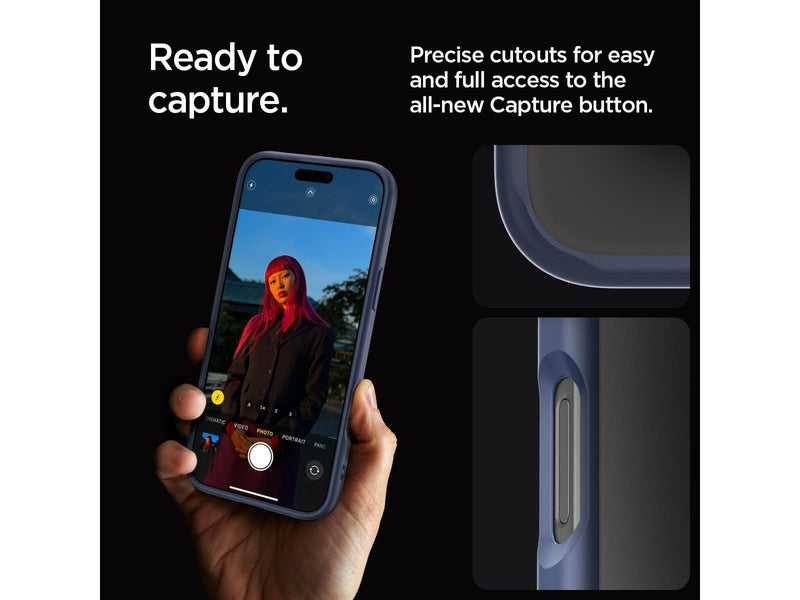 Spigen Ultra Hybrid - Navy Blue - iPhone 16 Pro Max