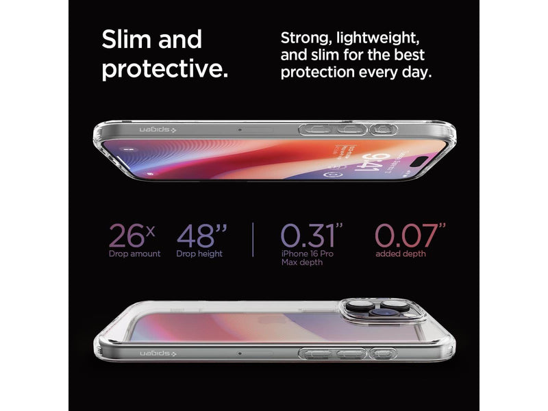 Spigen Ultra Hybrid - Crystal Clear - iPhone 16 Pro Max
