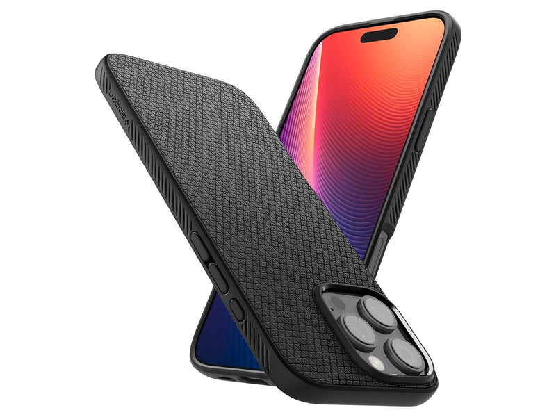 Spigen Liquid Air - Matte Black - iPhone 16 Pro Max