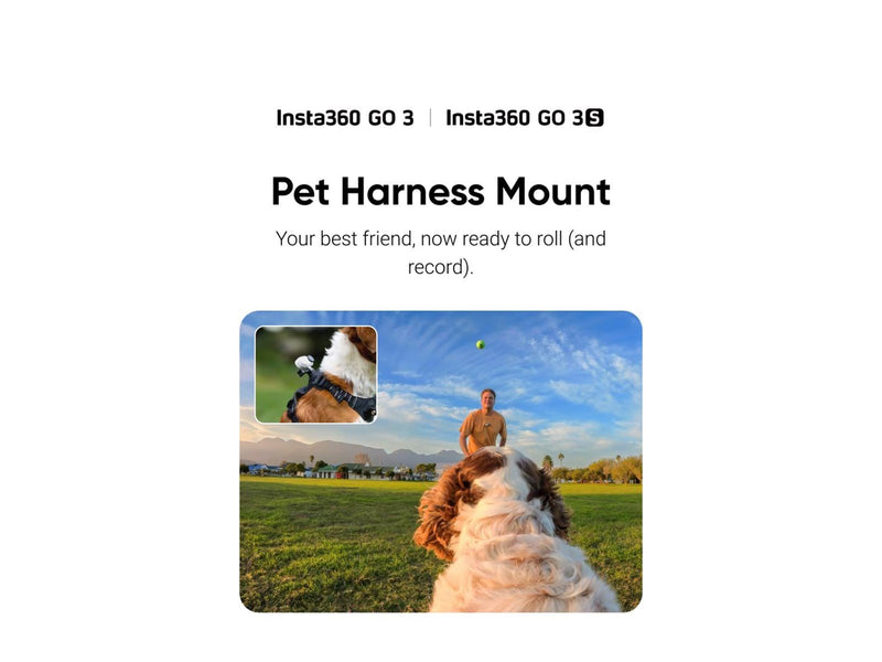 Insta360 GO 3/GO 3S Pet Harness Mount Size S