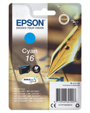 Epson Original 16 Füller Druckerpatrone - cyan (C13T16224012)