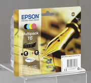 Epson Original 16 Füller Druckerpatronen - 4er Multipack (C13T16264012)
