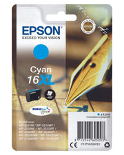 Epson Original 16XL Füller Druckerpatrone - cyan (C13T16324012)