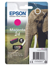 Epson Original 24 Elefant Druckerpatrone magenta 360 Seiten 4,6ml (C13T24234012)