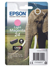 Epson Original 24 Elefant Druckerpatrone magenta hell 360 Seiten 5,1ml (C13T24264012)