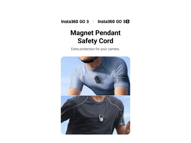 Insta360 GO 3/GO 3S Magnet Pendant Safety Cord - White