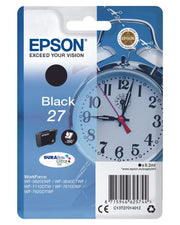 Epson Original 27 Wecker Druckerpatrone - schwarz (C13T27014012)