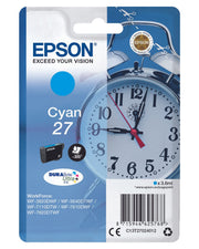 Epson Original 27 Wecker Druckerpatrone - cyan (C13T27024012)